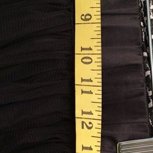 Divided | Skirts | Black Mini Skirt Tulle Layers Wide Satin Band Sz 4